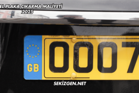 Özel Plaka Çıkarma Maliyeti 2025